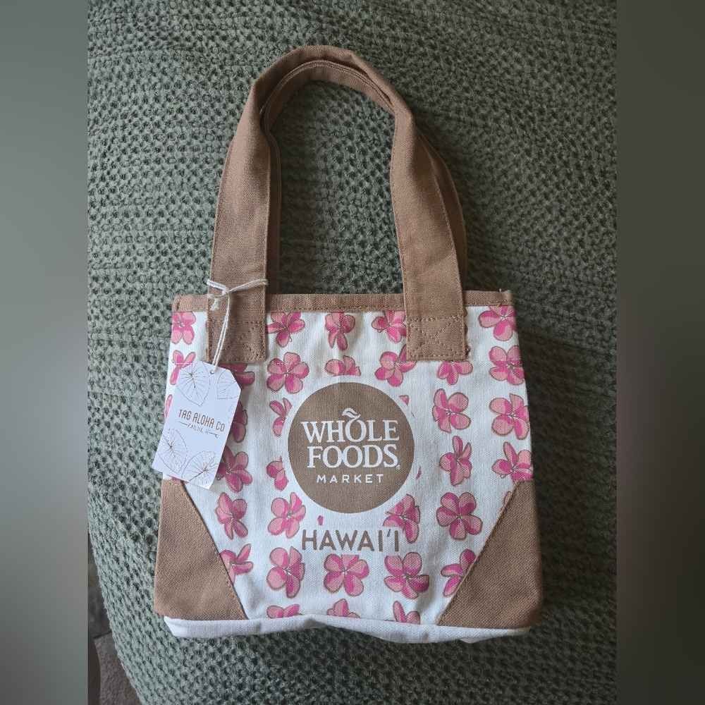 Whole Foods Market Hawai'i Plumeria Mini Tote